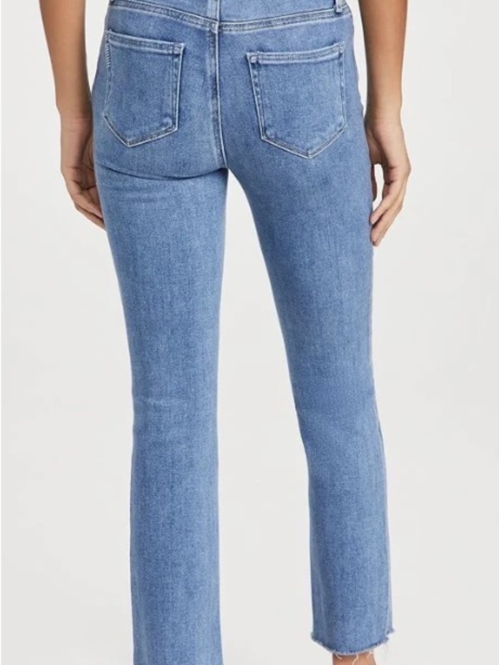 PAIGE Cindy High Waisted Denim w raw hem - Picture 2 of 3